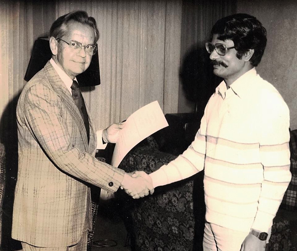 Anwar Hossain Monju with Robert Lockner